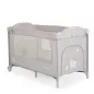   MONI Sleepy összecsukható luxus utazóágy 2 szint+pelenkázó+ játék SZÜRKE