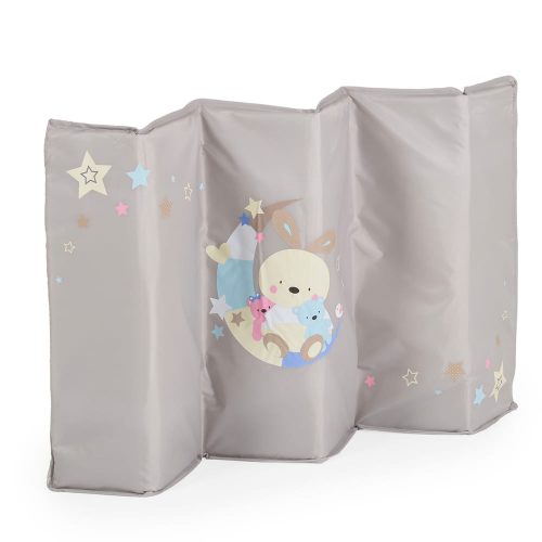 Moni Moni sleepy összecsukható luxus utazóágy 2 szint+pelenkázó+ játék szürke