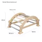 Moni Pikler fa mászóhíd montessori 92*43cm natur