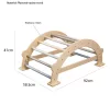 Moni Pikler fa mászóhíd montessori 92*43cm natur