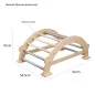 Moni Pikler fa mászóhíd montessori 92*43cm natur