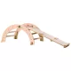 Moni Pikler fa mászóhíd rámpával montessori 79*40cm+92cm rámpa natur