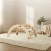 Moni PIKLER fa MÁSZÓHÍD rámpával  Montessori  79*40cm+92cm rámpa NATUR