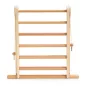   Moni PIKLER 2in1 fa MÁSZÓKA 3szög és mászórámpa Montessori 132*60cm NATUR
