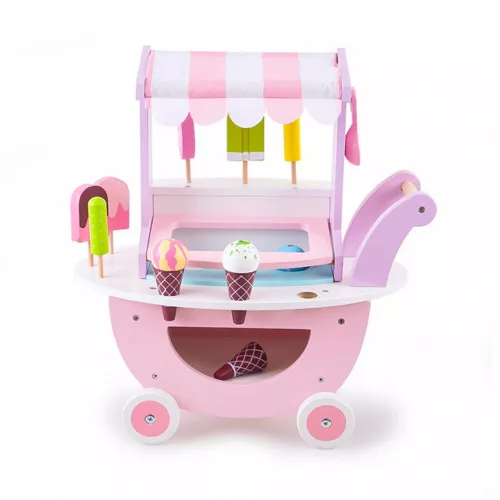 Moni Moni fajáték fagyis/jégkrémes kocsi pink