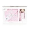 Moni Bennie takaró szundikendővel 75x100cm pink