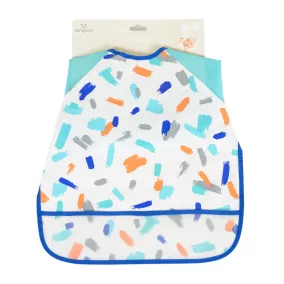 Moni Holdy hosszú ujjú előke zsebbel kék