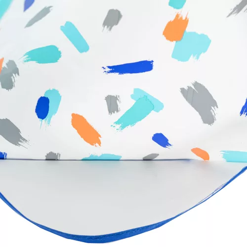 Moni Holdy hosszú ujjú előke zsebbel kék