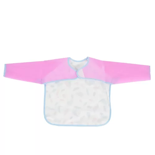 Moni HOLDY hosszú ujjú előke zsebbel PINK