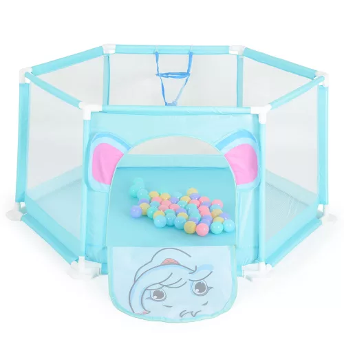 Moni Labdamedence 146cm 50 labdával kék