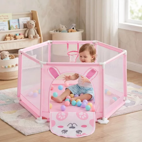 Moni Labdamedence 146cm 50 labdával PINK