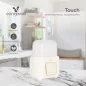   Moni TOUCH cumisüveg 4in1 melegítő, kiolvasztó funkcióval, sterilizáló FEHÉR