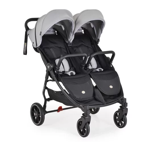 Moni 2gether iker babakocsi szürke