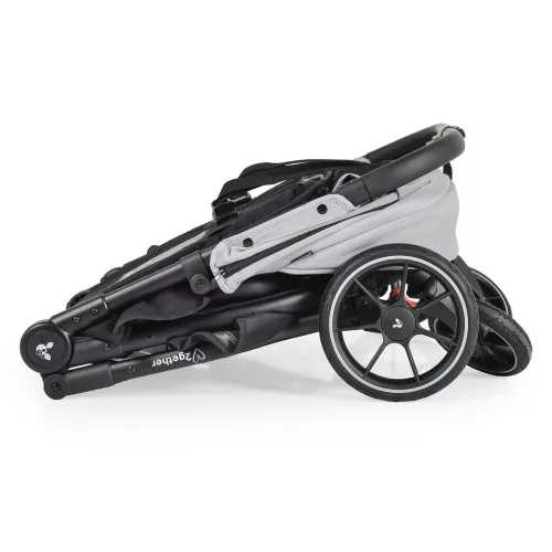 Moni 2gether iker babakocsi szürke