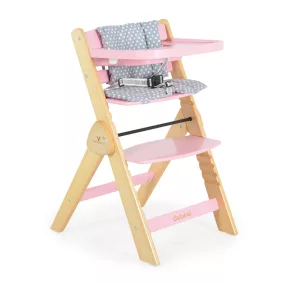 Moni CARAMEL fa etetőszék 15kg-ig terhelhető PINK