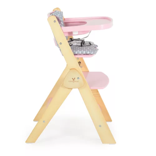 Moni CARAMEL fa etetőszék 15kg-ig terhelhető PINK