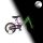 KPC FluoBike Rabbit nyuszis VILÁGÍTÓS 12 lila fluoreszkáló gyermek kerékpár