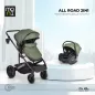   Moni ALL ROAD babakocsi szett 2in1, átalakítható, autós hordozóval S.ZÖLD