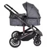 Moni All road babakocsi szett 2in1 átalakítható, autós hordozóval szürke