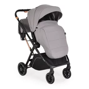   Moni Bingo babakocsi 22kg-ig, sport vázzal, összecsukható 2 irányban steel/ezüstszürke