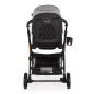   Moni Bingo babakocsi 22kg-ig, sport vázzal, összecsukható 2 irányban steel/ezüstszürke