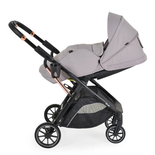 Moni Bingo babakocsi 22kg-ig, sport vázzal, összecsukható 2 irányban steel/ezüstszürke