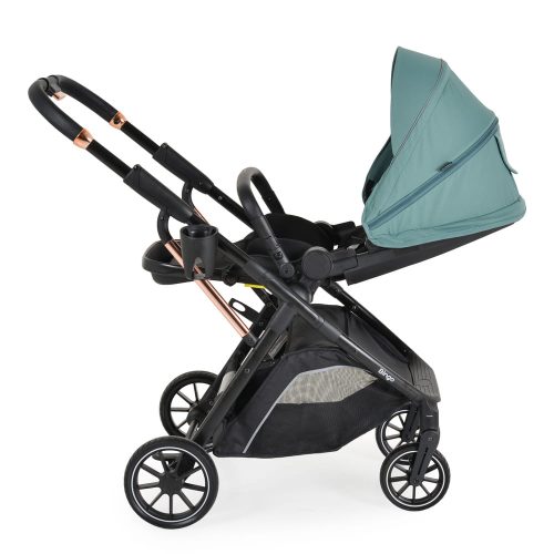 Moni Bingo babakocsi 22kg-ig, sport vázzal, összecsukható 2 irányban marine zöld