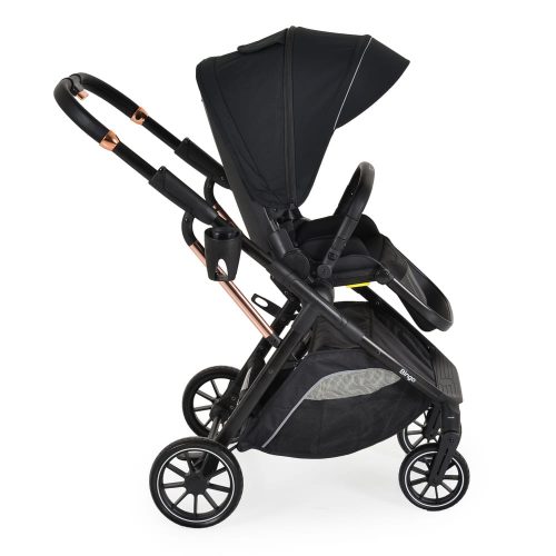 Moni Bingo babakocsi 22kg-ig, sport vázzal, összecsukható 2 irányban antracit