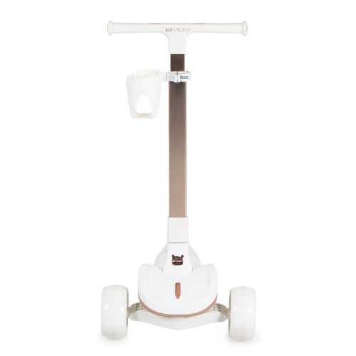 Moni Aero roller, összecsukható, 50kg-ig, 3 kerekű, arany váz fehér