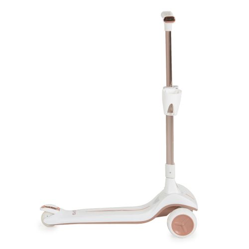 Moni Aero roller, összecsukható, 50kg-ig, 3 kerekű, arany váz fehér