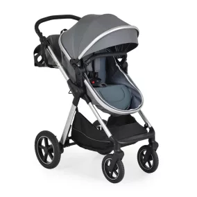   Moni Alina 2in1 babakocsi szett átalakítható babakocsi+autós hordozó titanium szürke