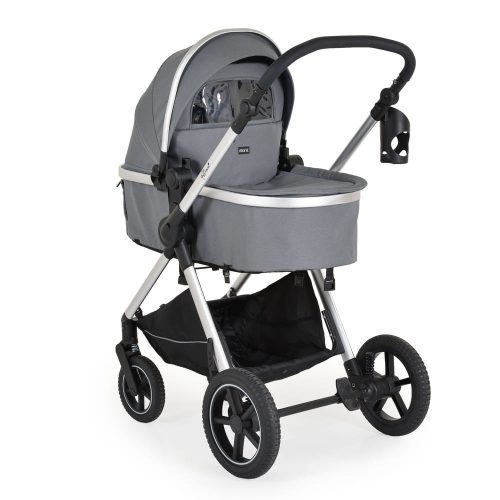 Moni Alina 2in1 babakocsi szett átalakítható babakocsi+autós hordozó titanium szürke