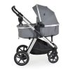 Moni Alina 2in1 babakocsi szett átalakítható babakocsi+autós hordozó titanium szürke