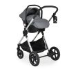 Moni Alina 2in1 babakocsi szett átalakítható babakocsi+autós hordozó titanium szürke