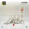 Moni Moni óriás játékszett hinta, csúszda 6in1 lunar szürke