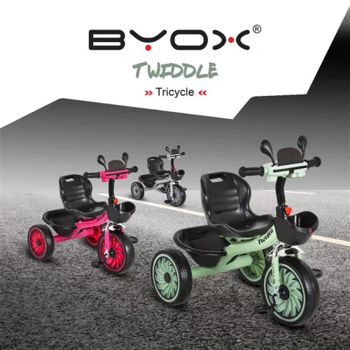 Moni Twiddle tricikli zöld
