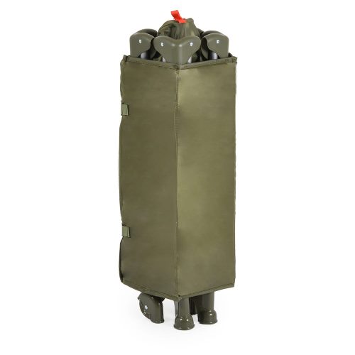 Moni Uno utazóágy 1 szintes zippes kibújóval zöld