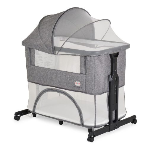 Moni Bsb001 babaöböl 2 szintes, szúnyoghálóval szürke