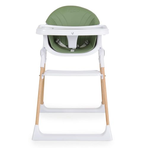 Moni Almond etetőszék bőr ülés zöld