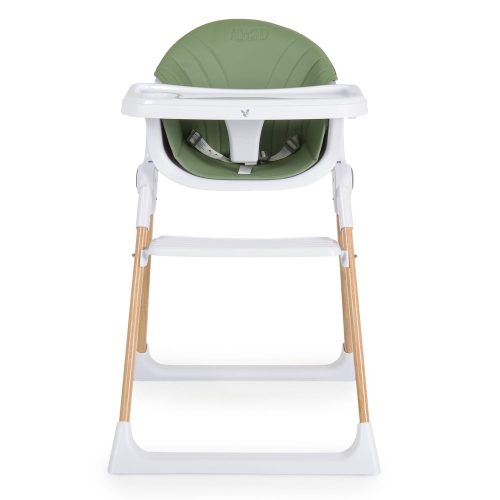 Moni Almond etetőszék bőr ülés zöld