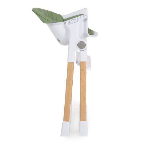 Moni Almond etetőszék bőr ülés zöld