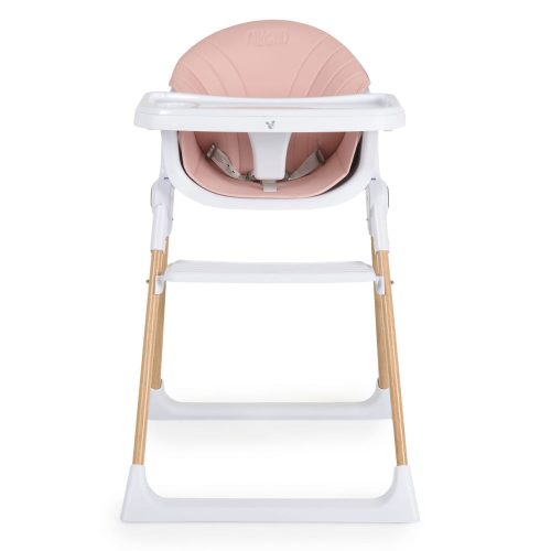 Moni Almond etetőszék bőr ülés pink