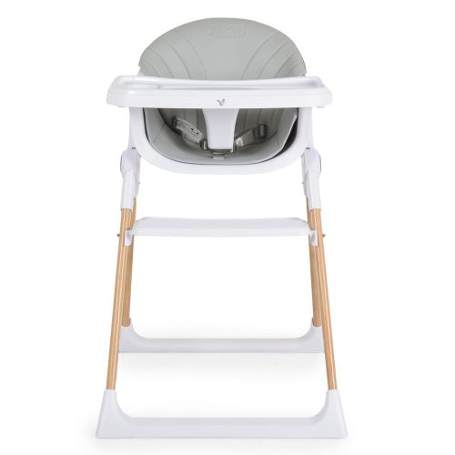 Moni Almond etetőszék bőr ülés szürke