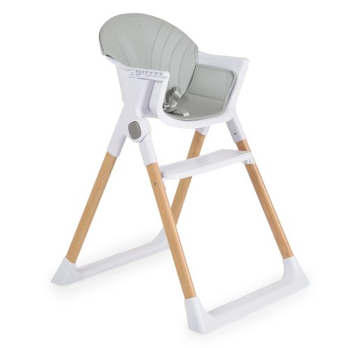 Moni Almond etetőszék bőr ülés szürke