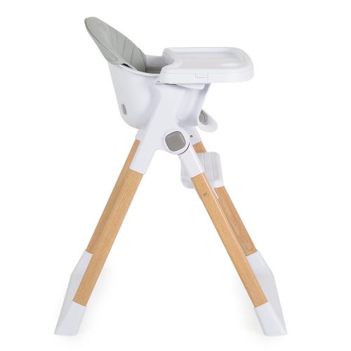 Moni Almond etetőszék bőr ülés szürke