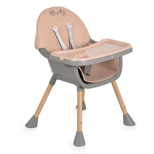 Moni Biscotti etetőszék 2in1 pink