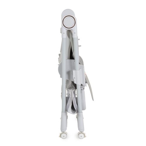 Moni Surprise etetőszék szilikon tányérral, előkével szürke