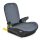 Moni Galaxy ülésmagasító háttámlával 125-150cm, isofix szürke