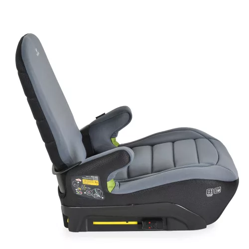 Moni Galaxy ülésmagasító háttámlával 125-150cm, isofix szürke