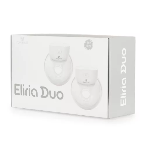 Moni ELIRIA DUO kéz nélküli mellszívó pulóver alá 2 tartályos FEHÉR